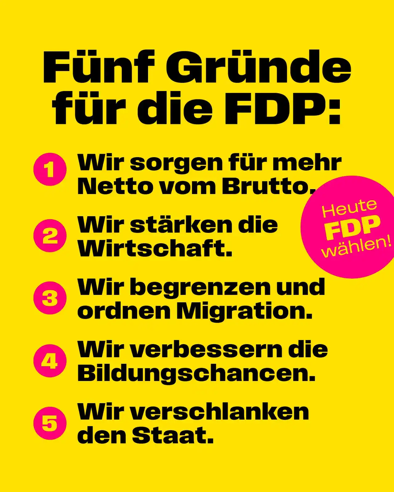 Image from FDP: Wir Freie Demokraten wollen ein Deutschland, das wieder an seine Stärk...