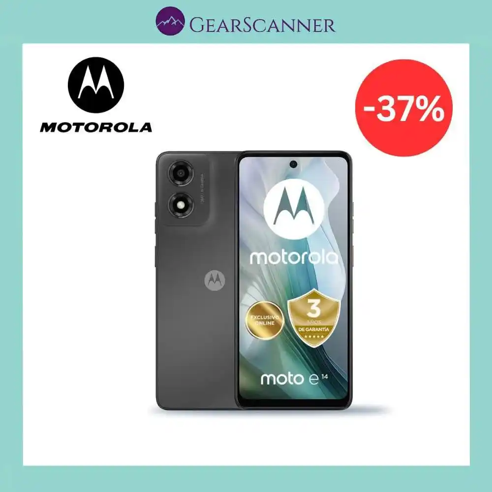 Image from Gearscanner: 🔥CHOLLOS EN AMAZON🔥  ⚡️Motorola Moto E14, 4GB(2+2GB RAM Boost)/64GB,...