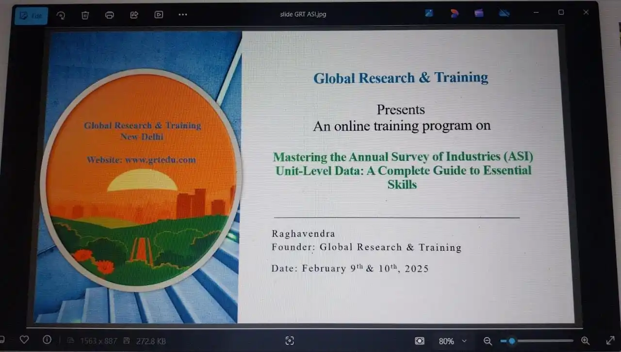 Global Research & Training post
