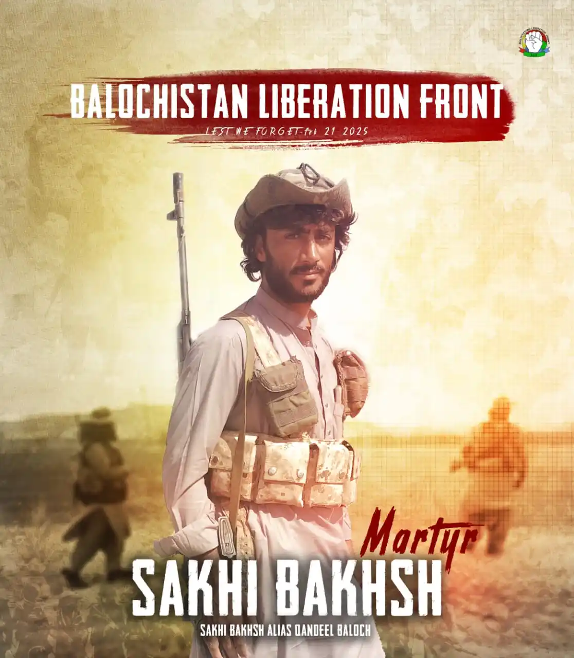Image from ɢᴡʜᴀʀᴀᴍ ᴍᴇᴅɪᴀ: Martyr Sakhi Bakhsh alias Qandeel Baloch, son of Ali Bakhsh Baloch, a ...
