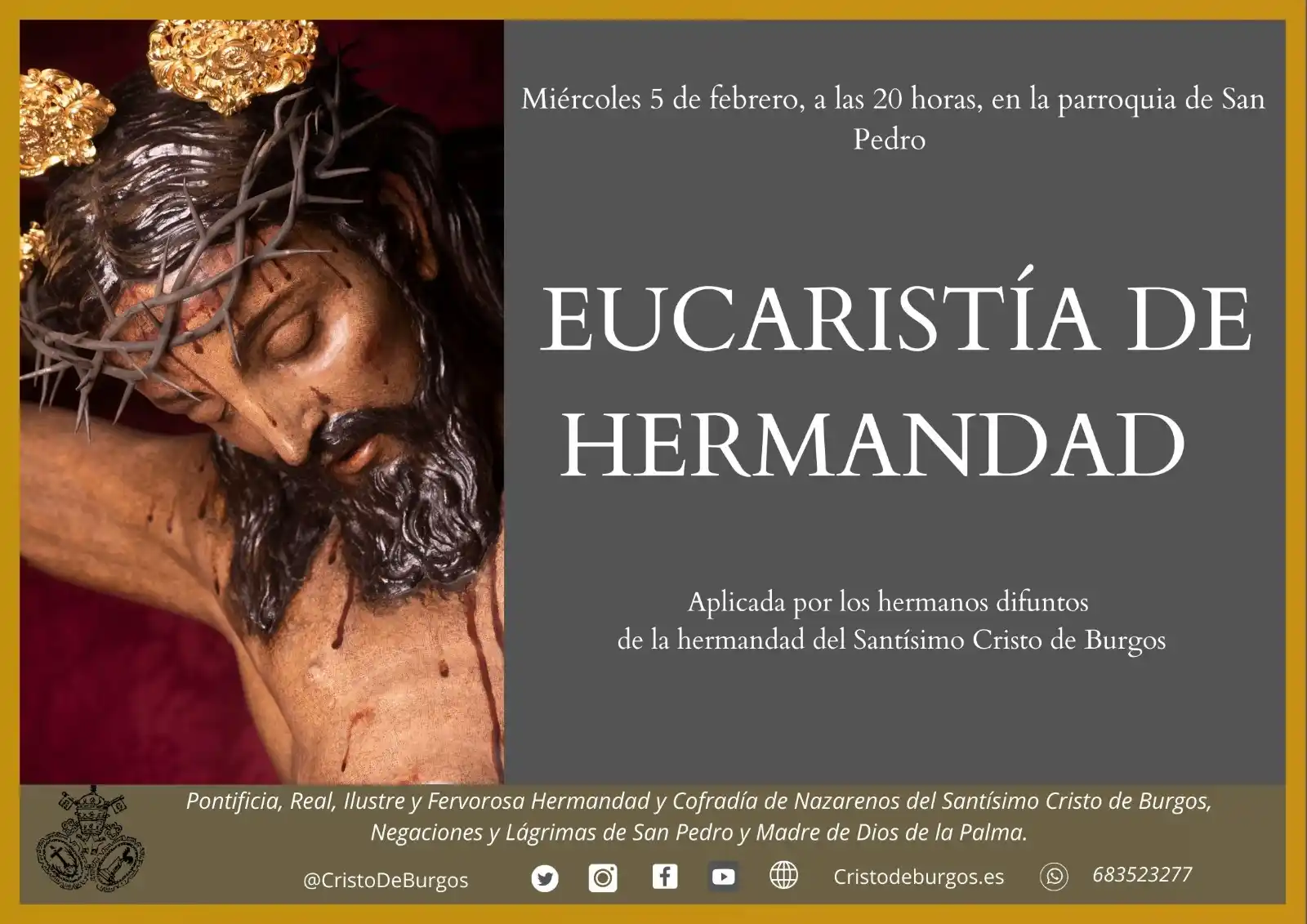 Hermandad del Cristo de Burgos Sevilla post