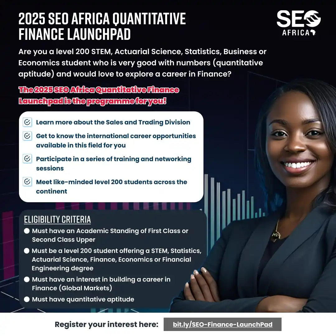 Image from ʜʀ_ᴋʟɪɴɪᴄ ɢʜ: Are you a level 200 student who loves working with numbers? The 2025 ...