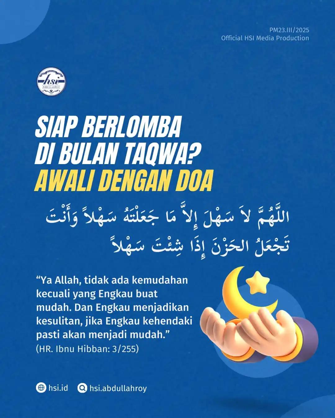 Image from HSI AbdullahRoy: Jangan sampai kita mengandalkan kemampuan diri sendiri, tapi hendaklah...