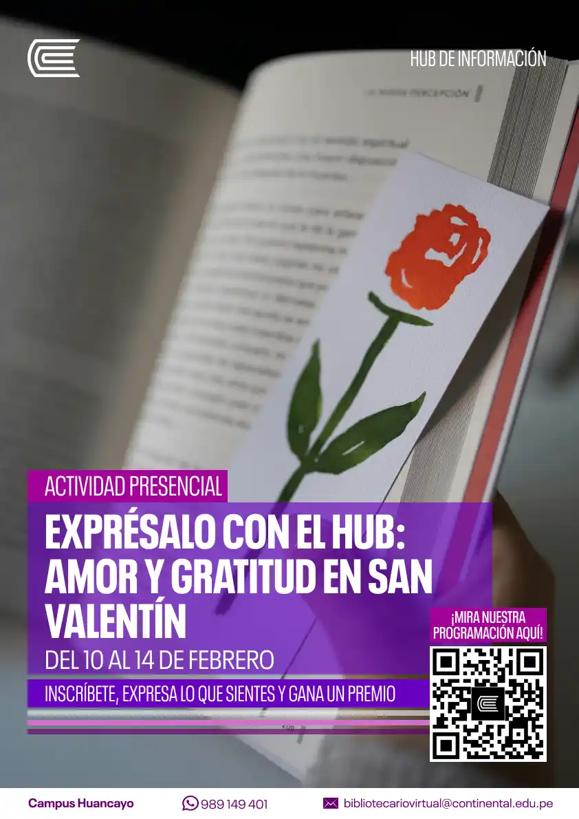 Hub de Información (biblioteca) - Universidad Continental post