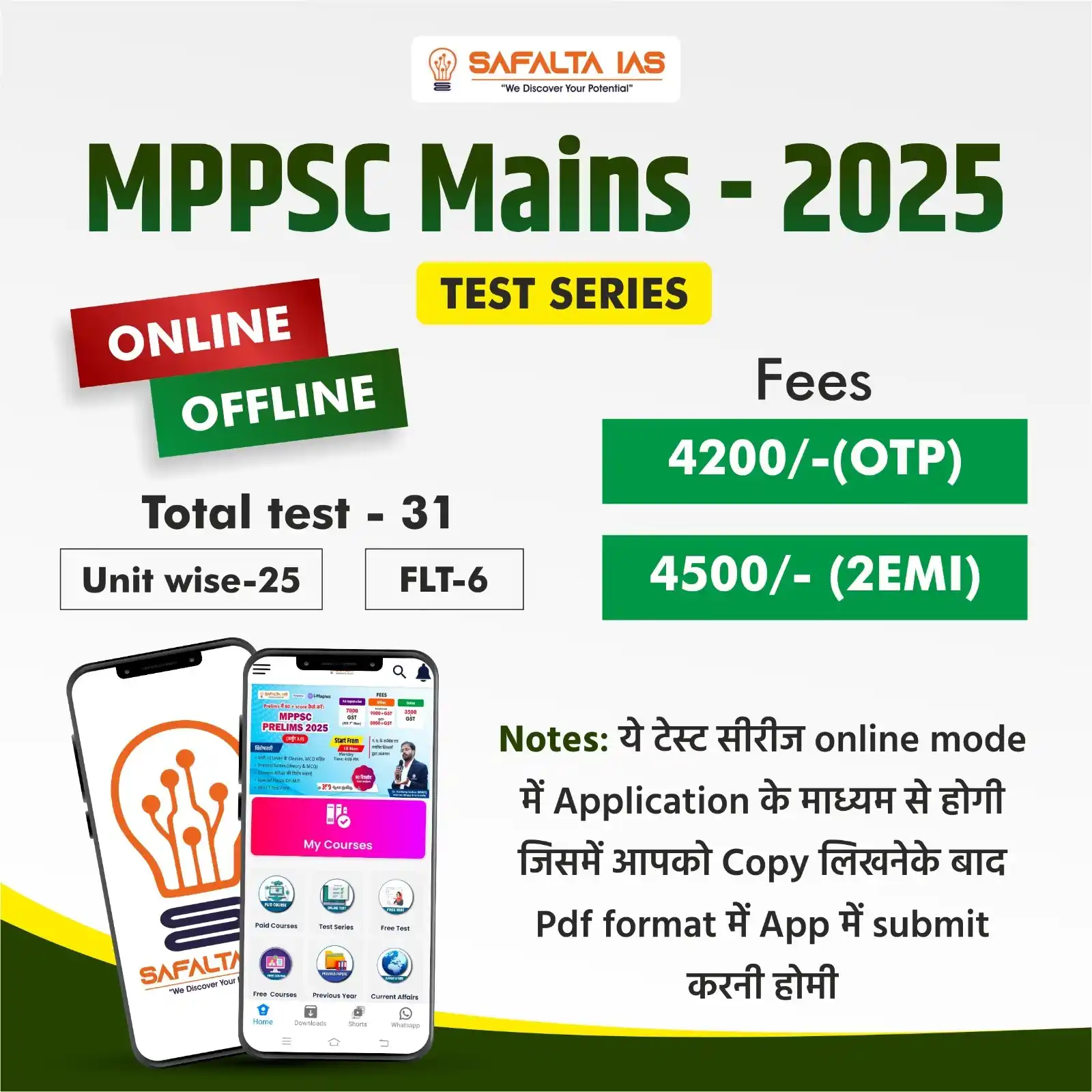 Image from I Magnus: MPPSC Mains 2025 || Test Series Total Test-31 UNIT Wise-25 FLT-06 Onli...