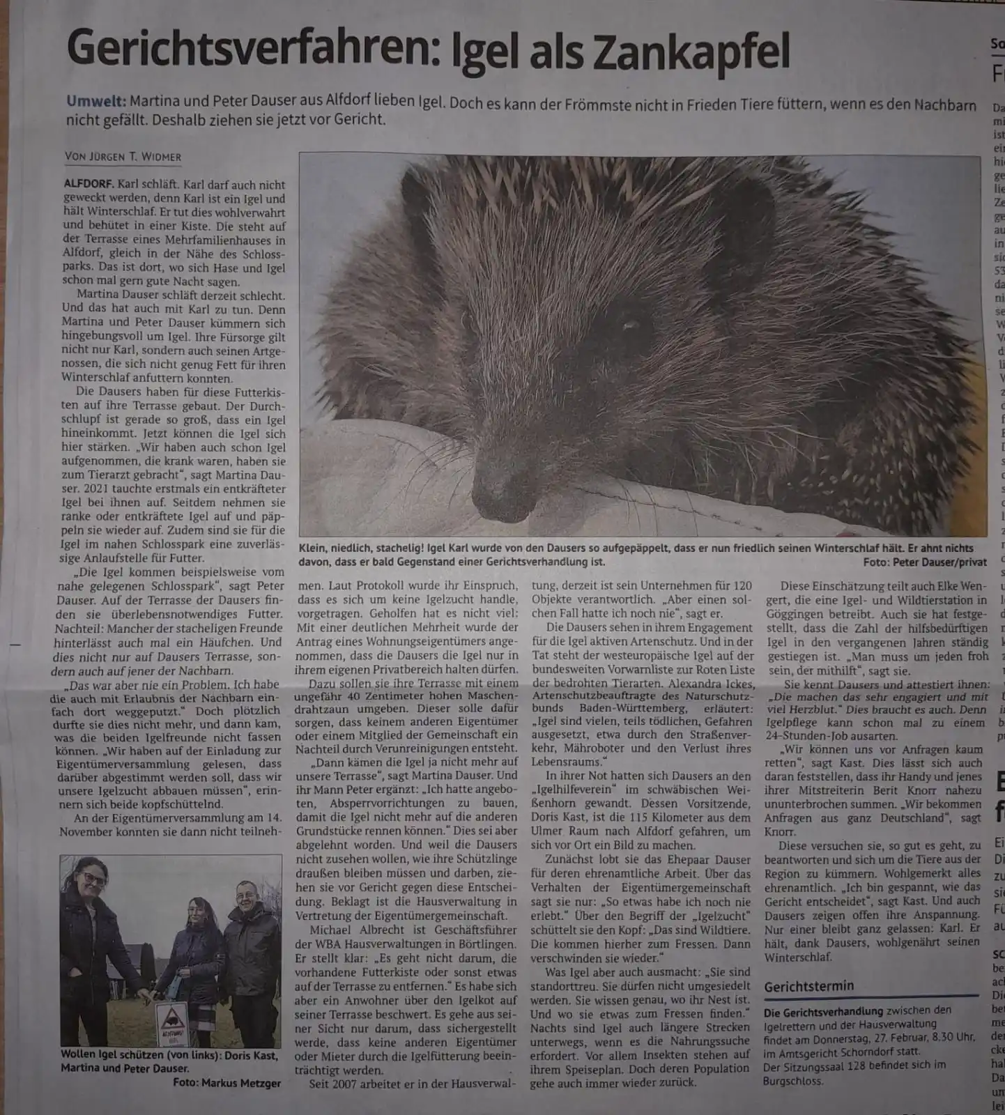 Igelhilfeverein e.V post