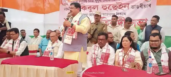 Image from INC-Assam: Today at the newly formed Samguri constituency's Hatipukhuri Dhubri Lo...