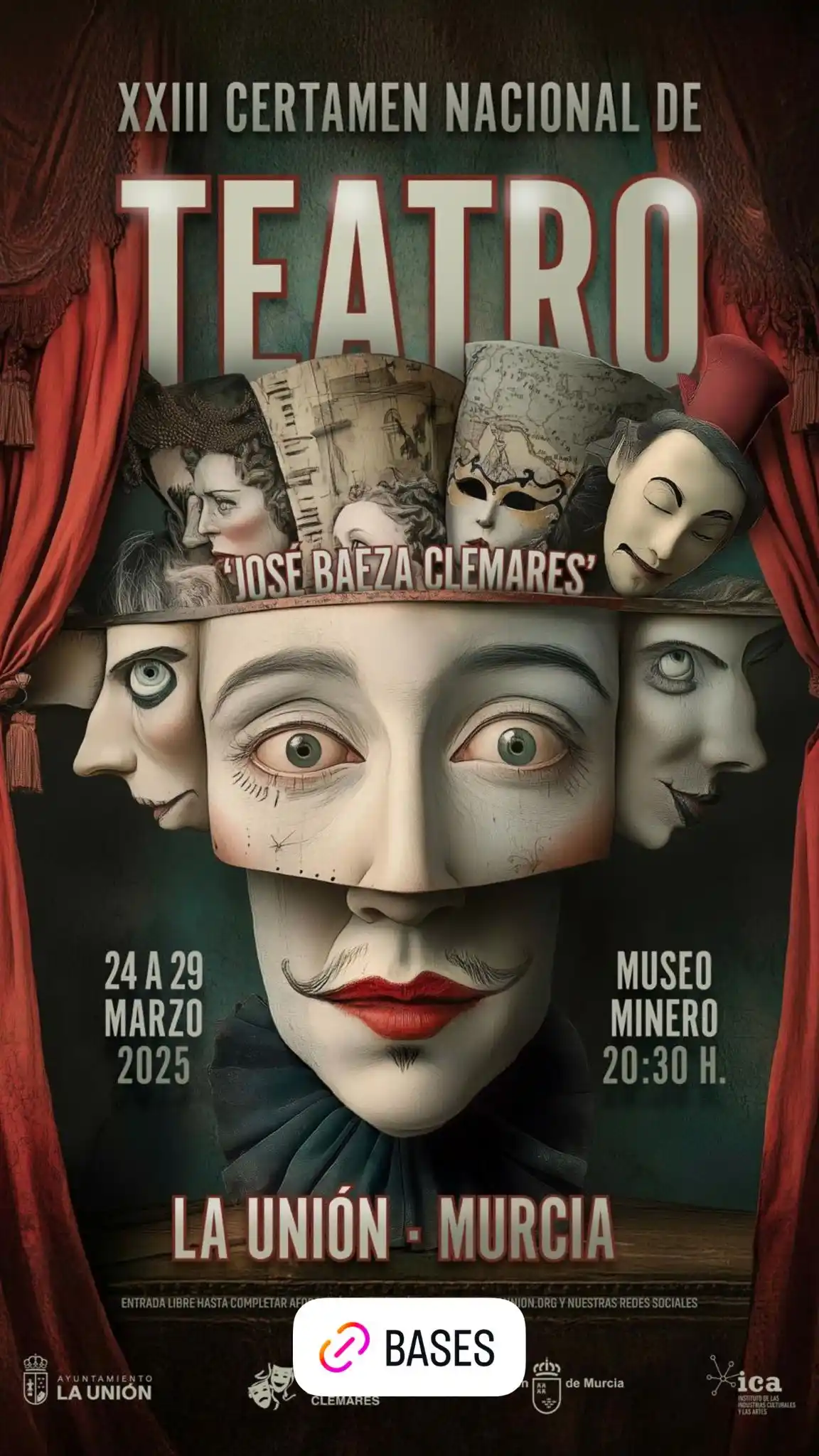 Image from Información Ayuntamiento de La Unión: Abierta la convocatoria del XXIII Certamen Nacional de Teatro ‘José Ba...