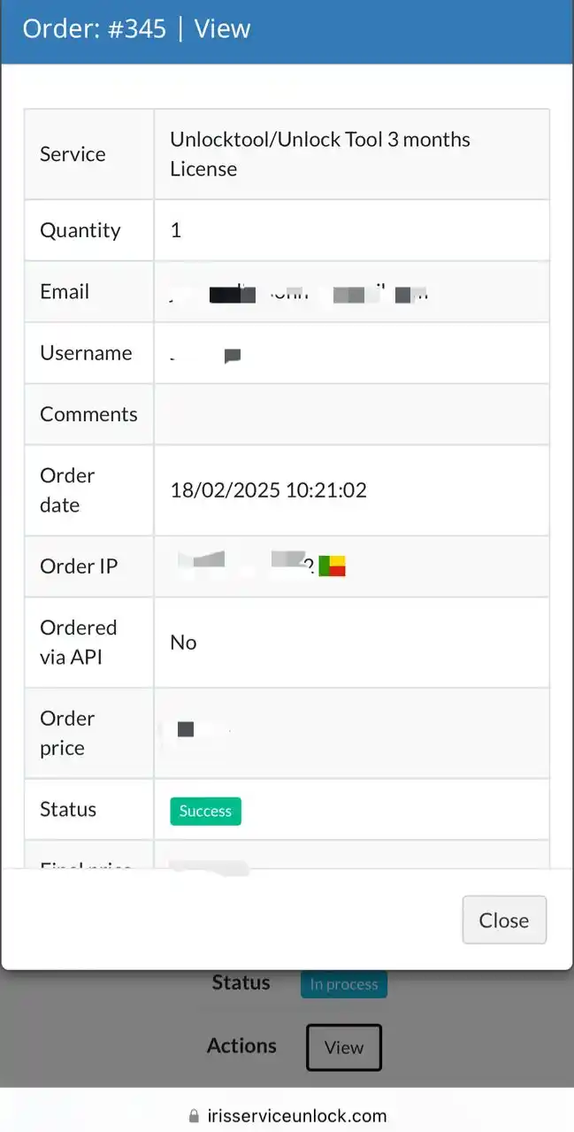 IRIS SERVICE 🔥 post