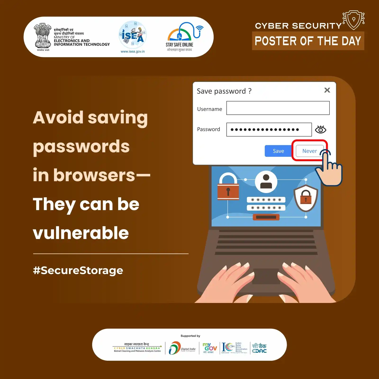 Image from ISEA - Cybersecurity Awareness & Digital Safety Updates : <a class="text-blue-500 hover:underline cursor-pointer" href="/hashtag...