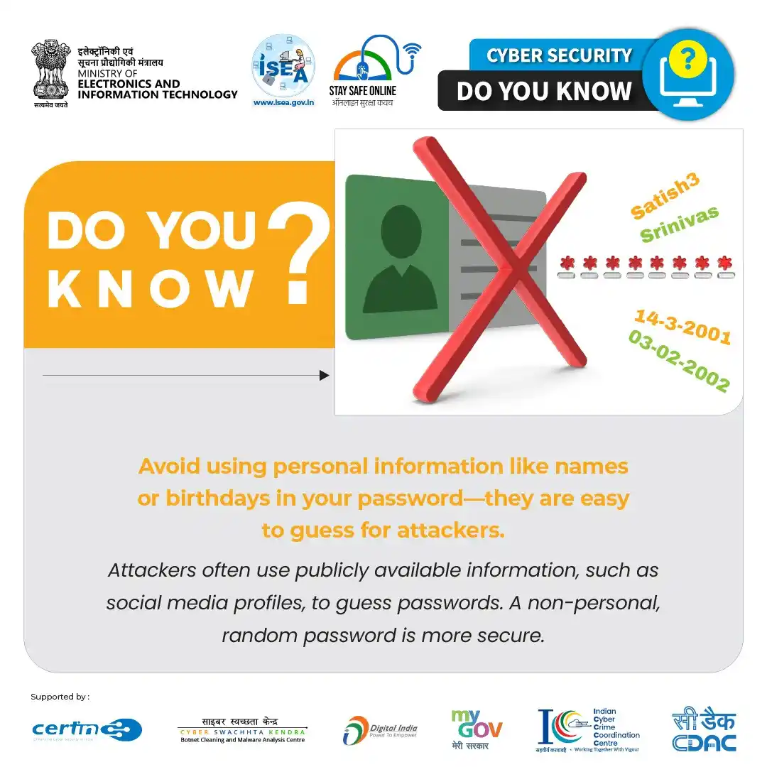 Image from ISEA - Cybersecurity Awareness & Digital Safety Updates : <a class="text-blue-500 hover:underline cursor-pointer" href="/hashtag...
