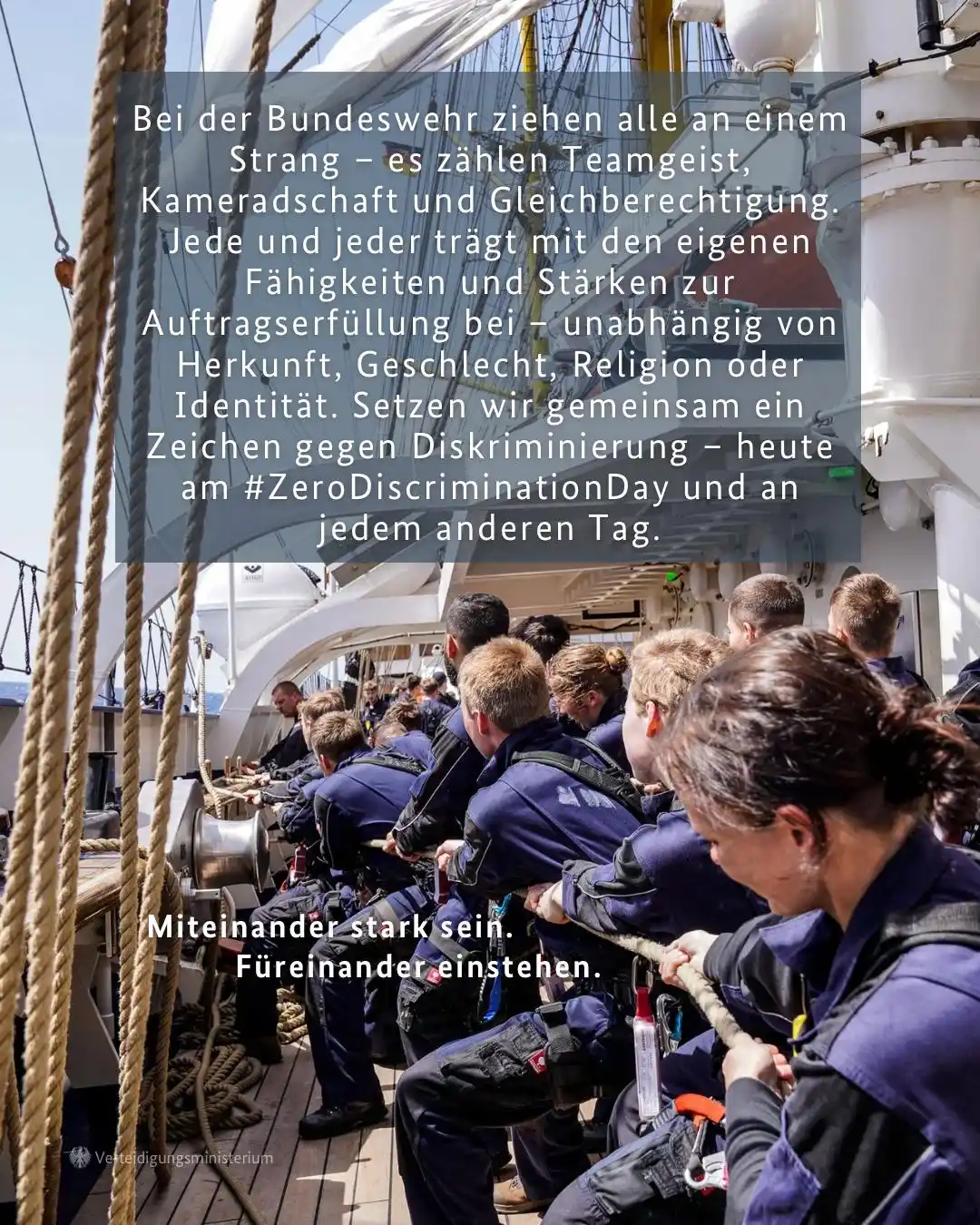 Image from IUD Bundeswehr: 🗓️ *Zero Discrimination Day: We Stand Together* So lautet das Motto d...