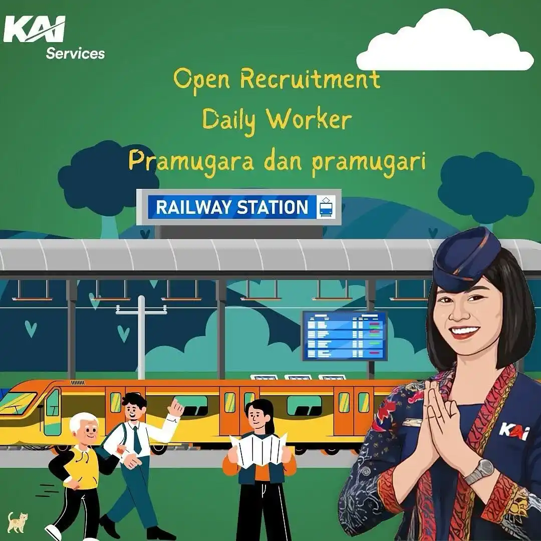 Image from Jobslampung.net: Loker BUMN 2025 PT KAI Pramugara & Pramugari Batas Pendaftaran : 01 Ma...