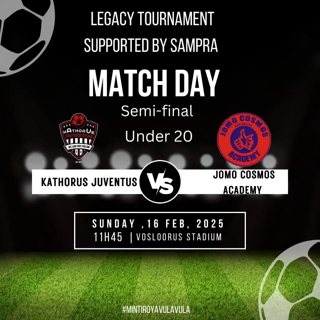 Image from Jomo Cosmos: Match day 🏆 Legacy Tournament ⚽️Kathorus Juventus vs Jomo Cosmos ...