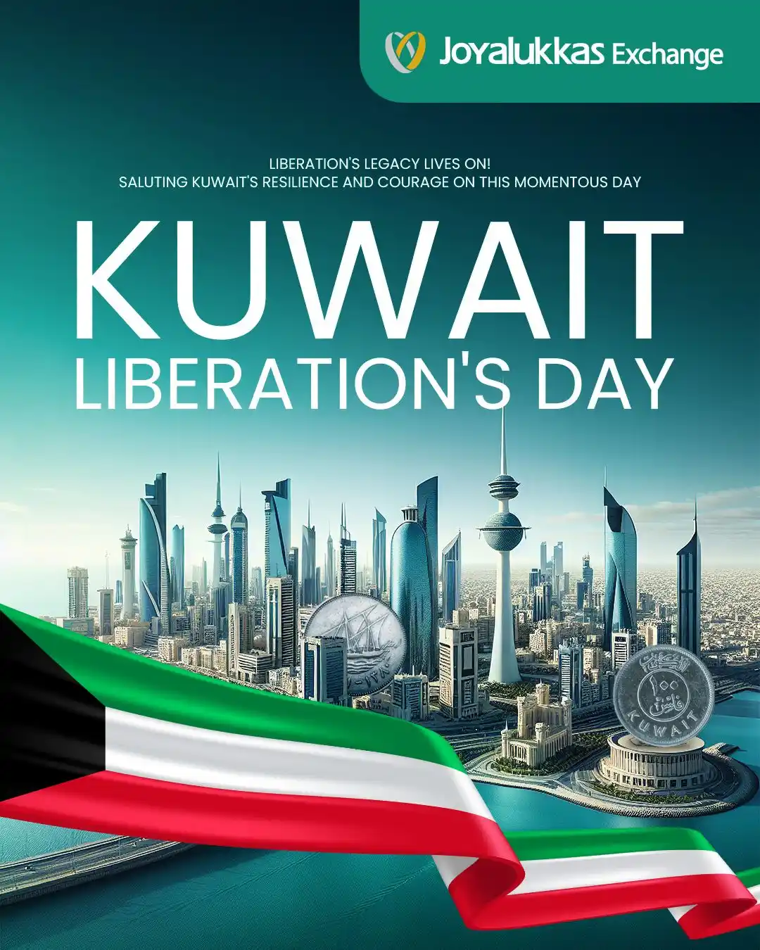 Image from Joyalukkas Exchange Kuwait : Today, we celebrate the strength, resilience, and unity of the people ...