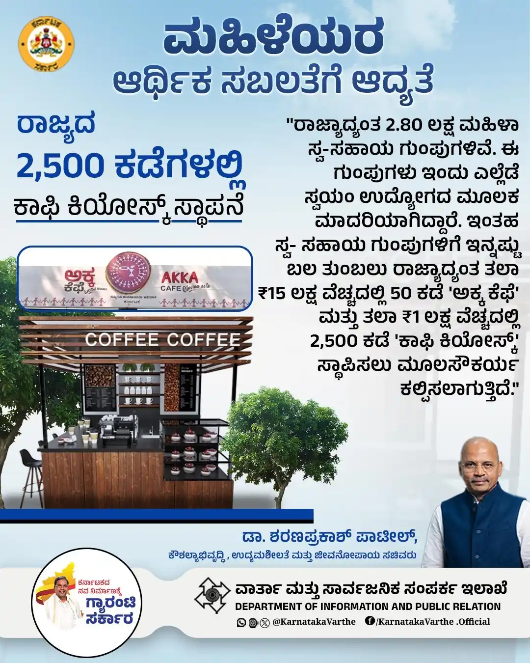 Image from Karnataka Varthe: ರಾಜ್ಯಾದ್ಯಂತ 2.80 ಲಕ್ಷ ಮಹಿಳಾ ಸ್ವ-ಸಹಾಯ ಗುಂಪುಗಳಿವೆ. ಈ ಗುಂಪುಗಳು ಇಂದು ಎಲ್ಲೆ...