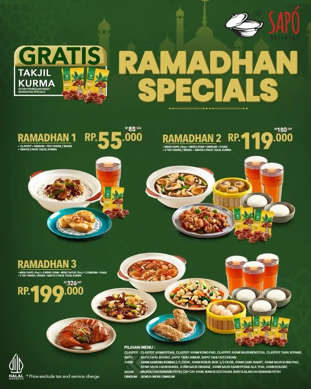 Image from KATALOGPROMOSI: Buka puasa gak lengkap tanpa Paket Ramadhan Specials dari Sapo Orienta...