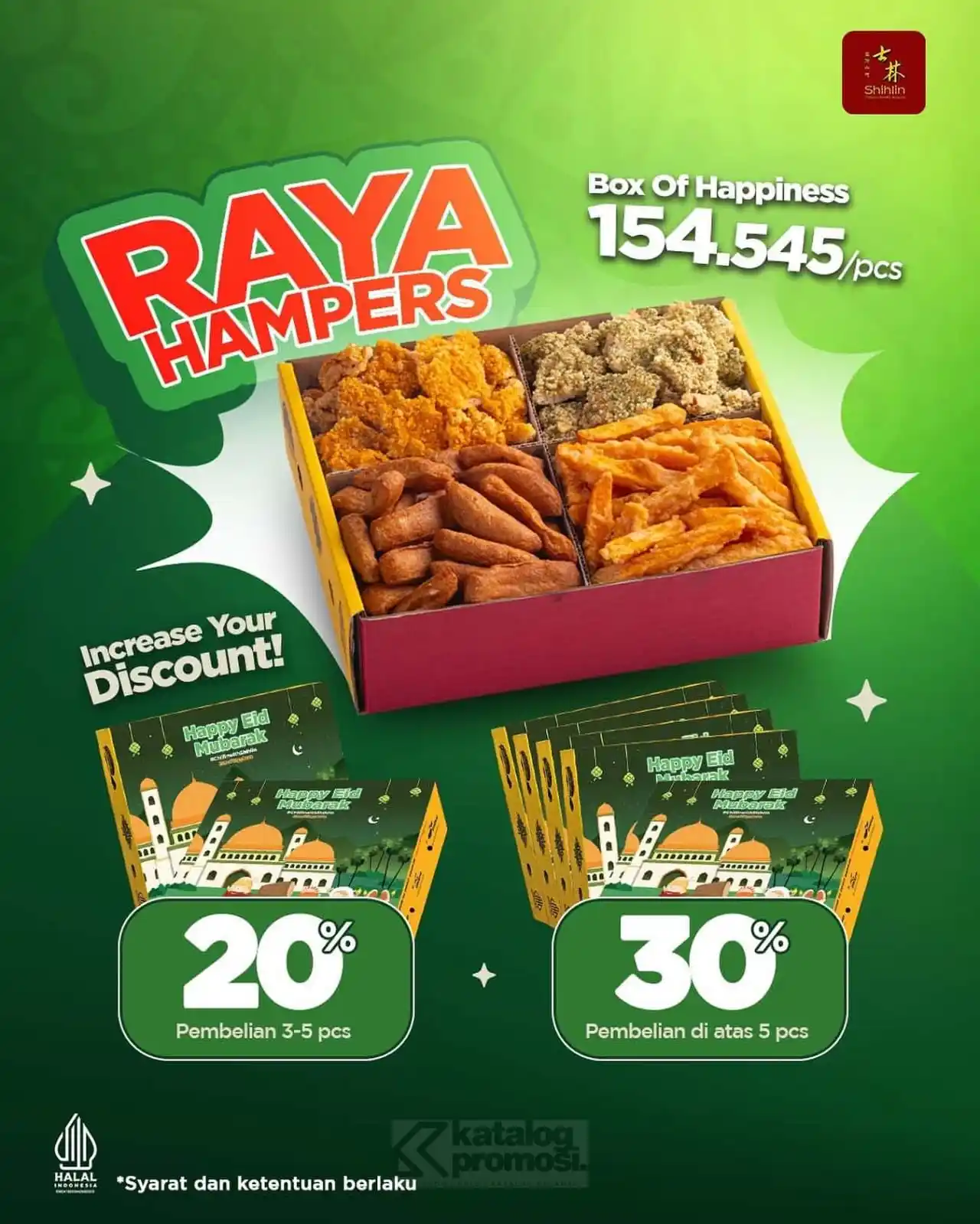 Image from KATALOGPROMOSI: Lebaran makin spesial dengan Promo Shihlin Raya Hampers! 🎁✨ Cuma Rp 1...