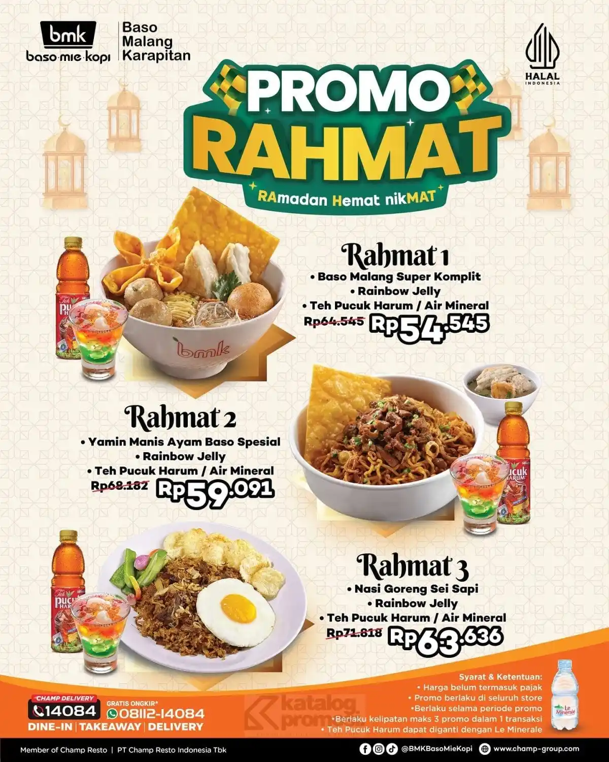 Image from KATALOGPROMOSI: Ramadan makin hemat & nikmat bareng Promo BMK Baso Mie Kopi Paket Rahm...