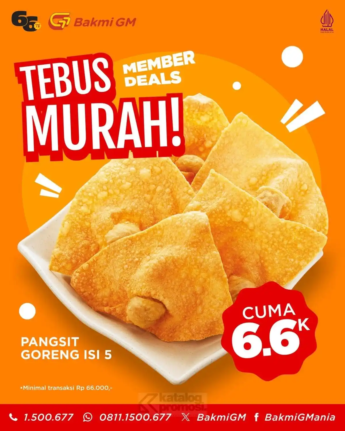 Image from KATALOGPROMOSI: GMania, ada Promo Member Deals Bakmi GM spesial buat kamu! 😍 Tebus Pa...
