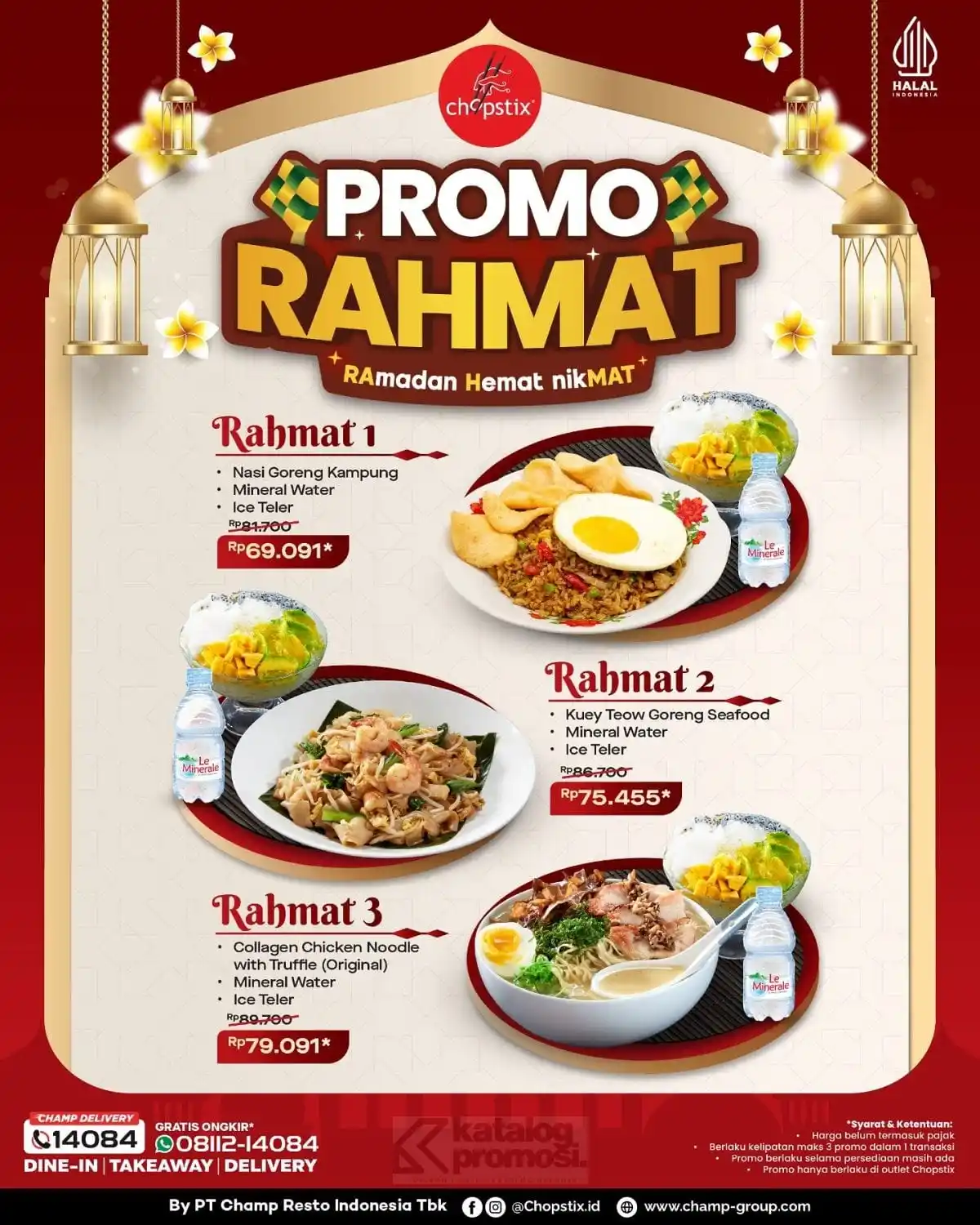 Image from KATALOGPROMOSI: 🔥 Promo Chopstix Paket Rahmat bikin buka puasa makin hemat & nikmat! ...