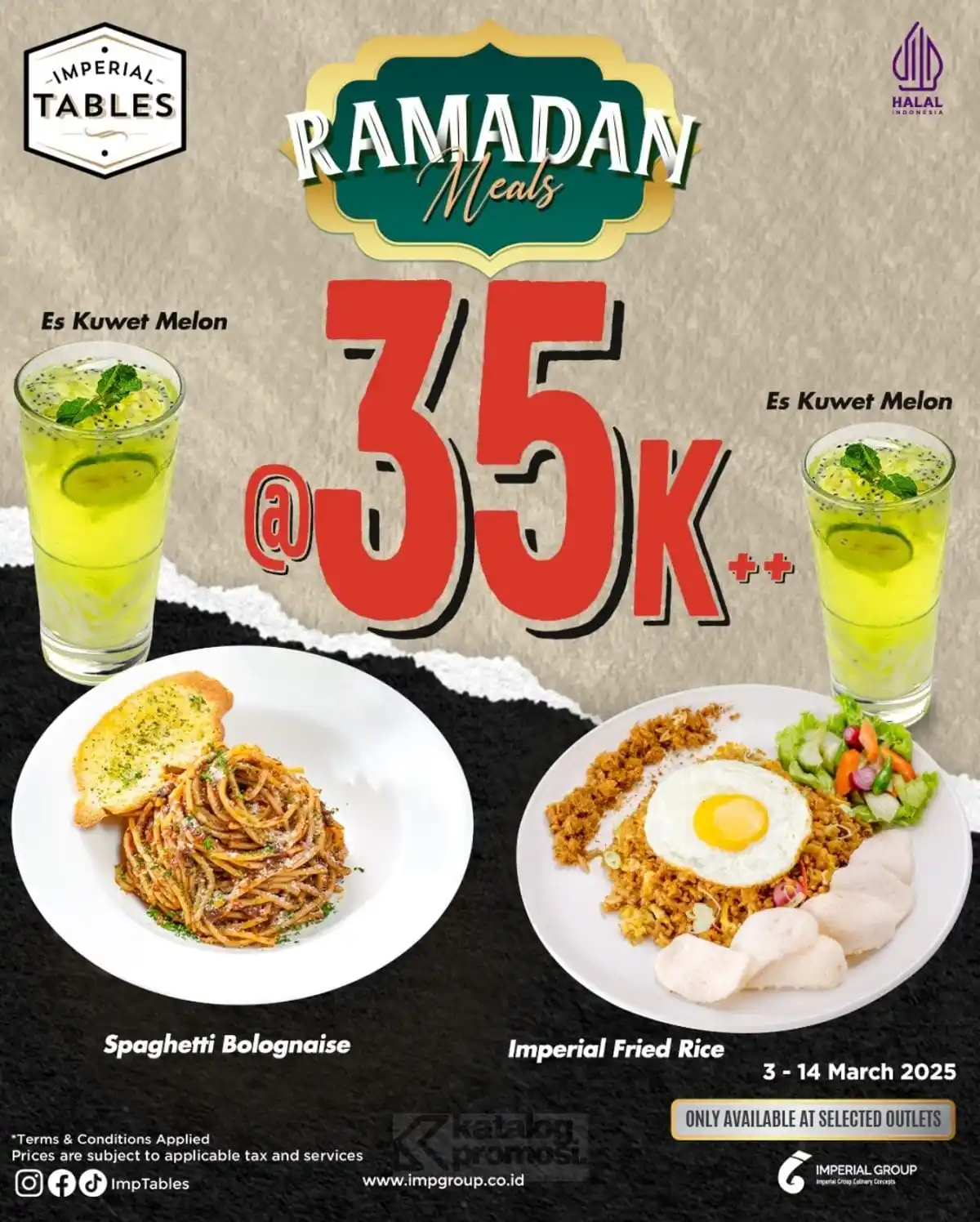 Image from KATALOGPROMOSI: Buka puasa makin nikmat dengan Promo Imperial Tables Ramadhan Meals! �...