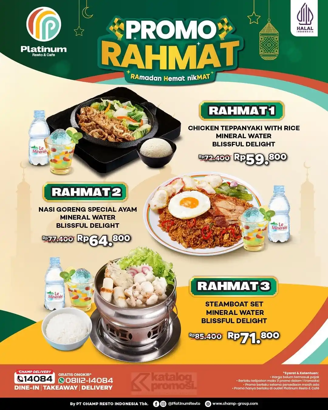 Image from KATALOGPROMOSI: Mau buka puasa hemat tapi tetap nikmat? Paket Rahmat dari Platinum Res...