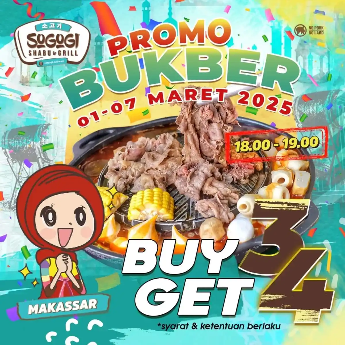 Image from KATALOGPROMOSI: 🔥 Promo Bukber Sogogi! 🔥 Makan ber-4, bayar cuma untuk 3 orang aja! ...