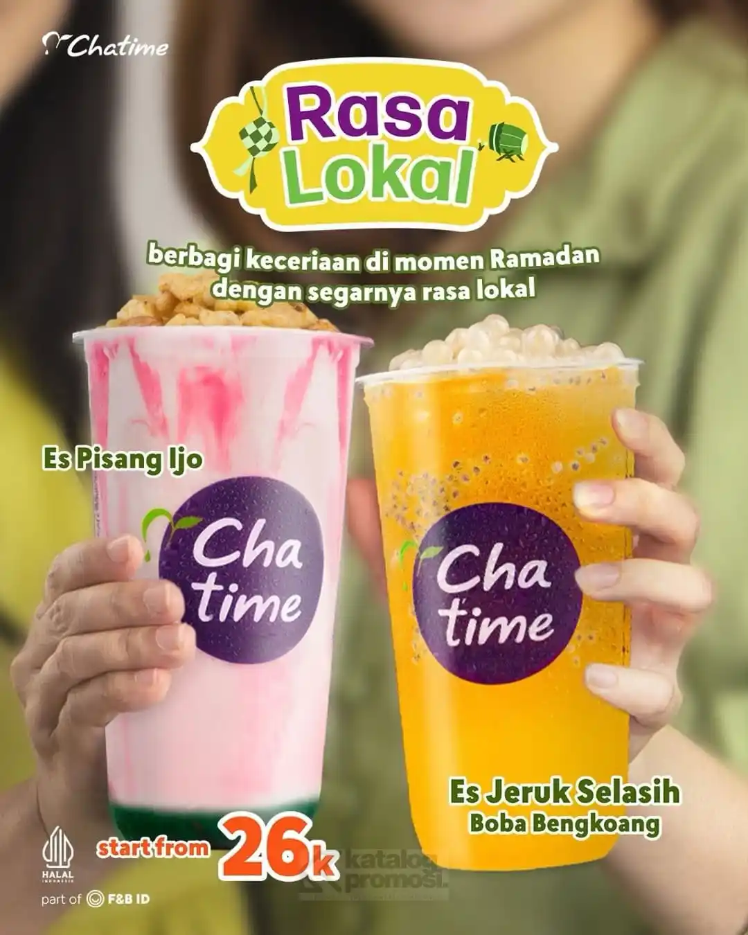 Image from KATALOGPROMOSI: Buka puasa makin spesial dengan Promo Chatime Es Pisang Ijo & Es Jeruk...