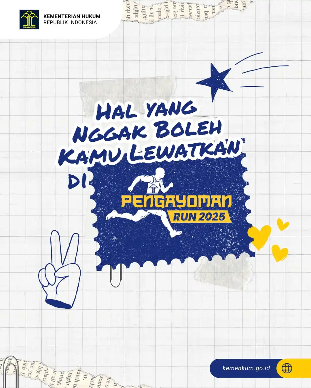 Image from Kementerian Hukum RI: Runners udah siap untuk berlari di Pengayoman Run 2025? 🔥 Selain ber...