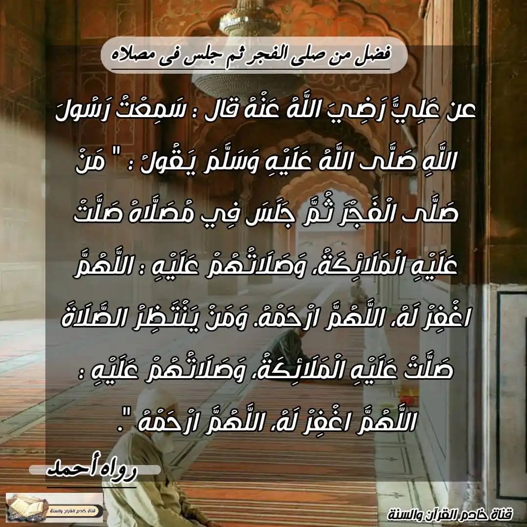قناة خادم القرآن والسنة post