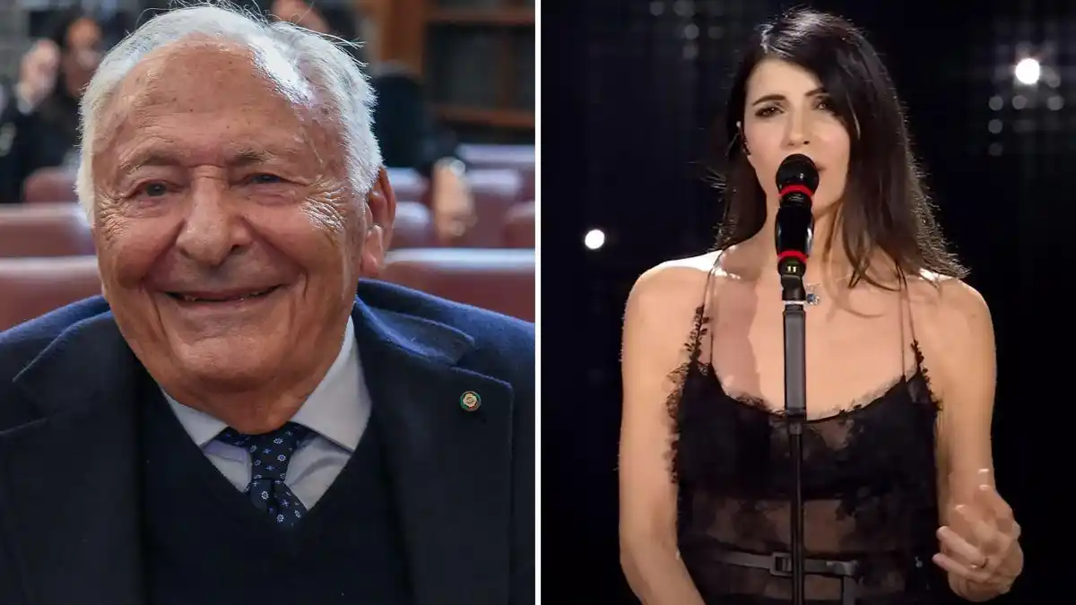 Image from La Ragione: Ospite di Un Giorno da Pecora, Giulio Rapetti Mogol, intervistato da G...