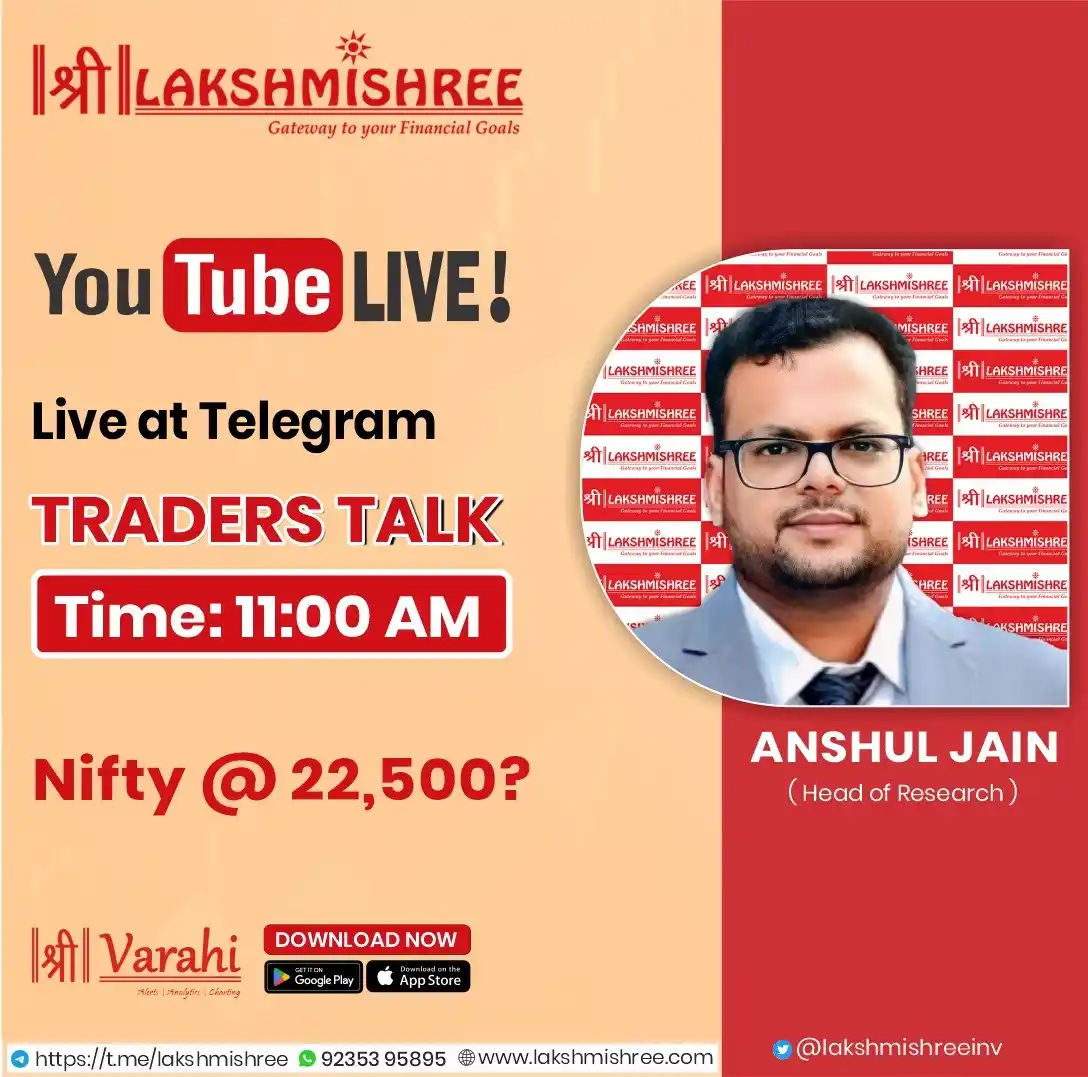 Image from Lakshmishree: Ready to conquer today's market moves? Join our daily LIVE session w...