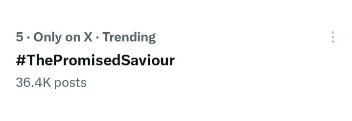 Image from Lashkar E Abbas (AS): 🚨Trending Update🚨 Allhamdulilah Our Hash tag Trending Num 05 On "X...