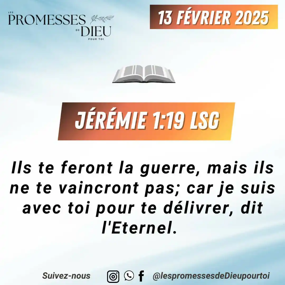 Les Promesses De DIEU Pour Toi🙏🏼 post