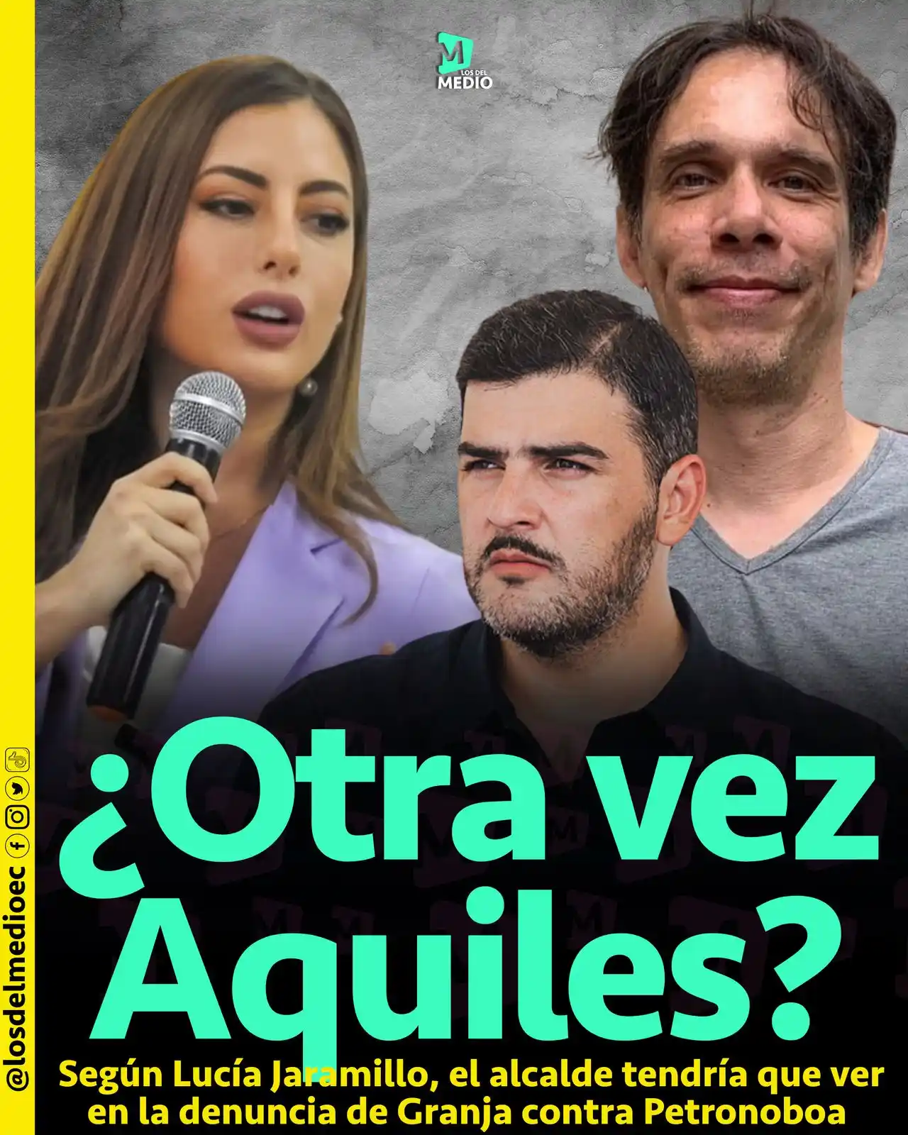 Image from Los Del Medio: Lucía Jaramillo dijo que el alcalde de Guayaquil tendría relación en l...