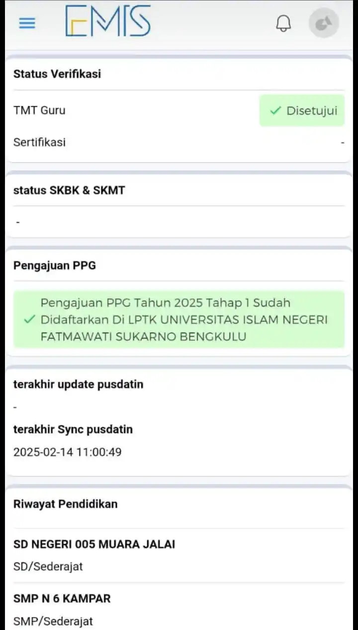 Image from Madrasah Hebat Bermartabat: Silahkan cek. Emis masing2 LPTK SDH MUNCUL ...
