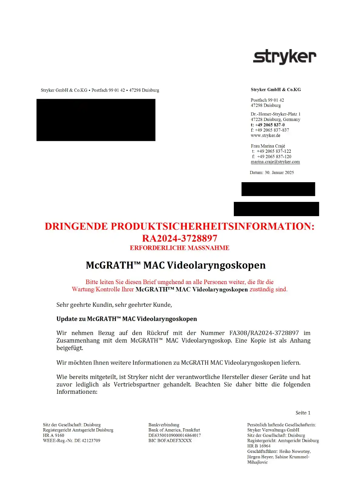 Medizinproduktesicherheit post