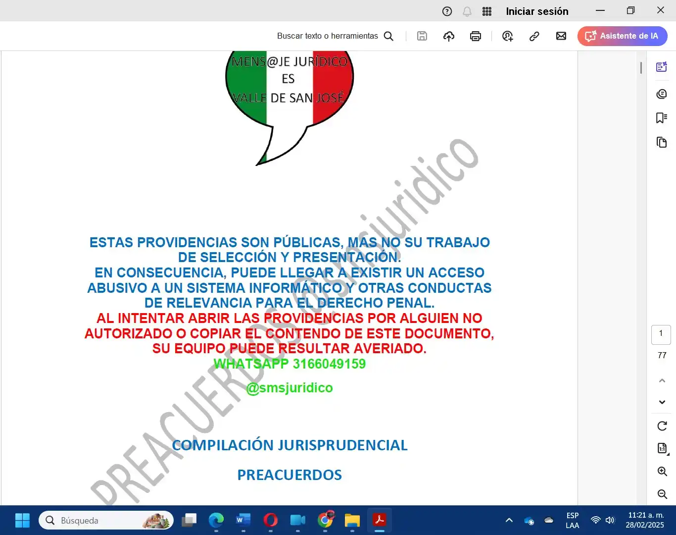 MENS@JE JURÍDICO post