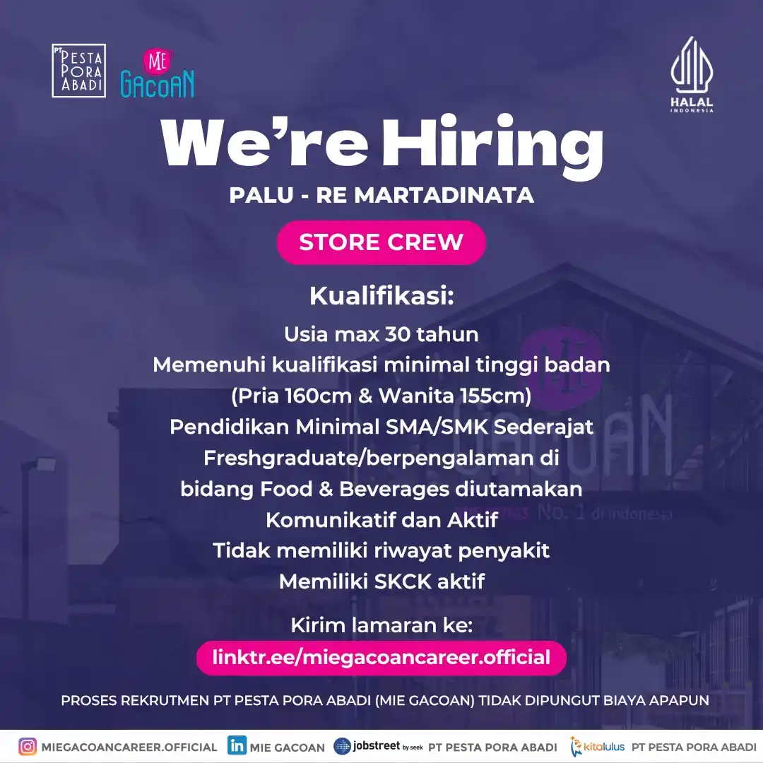 Image from MIE GACOAN CAREER: http://linktr.ee/miegacoancareer.official...