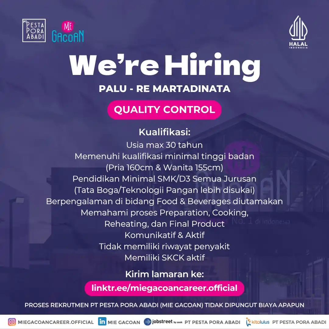 Image from MIE GACOAN CAREER: http://linktr.ee/miegacoancareer.official...
