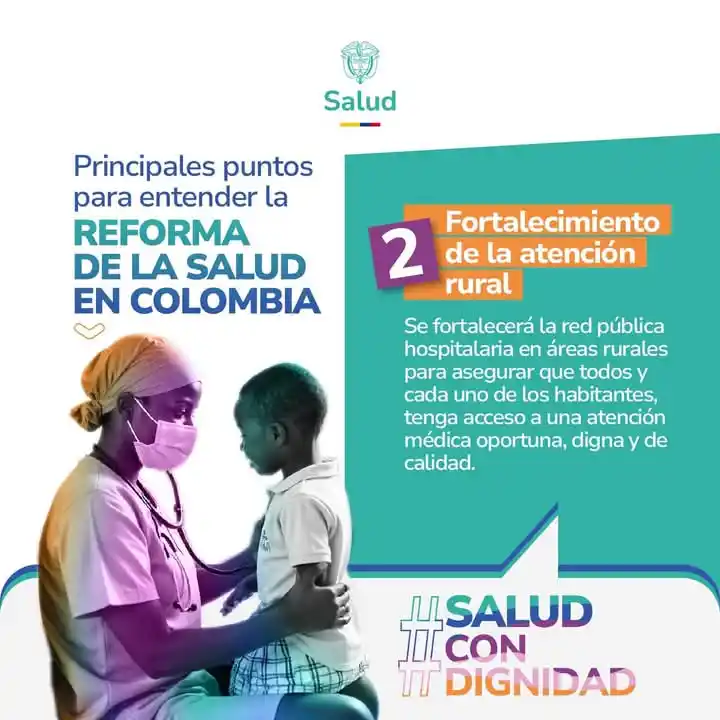 Image from MinSaludColombia: 🏥 *Llevar atención médica de calidad a cada rincón del país es clave ...