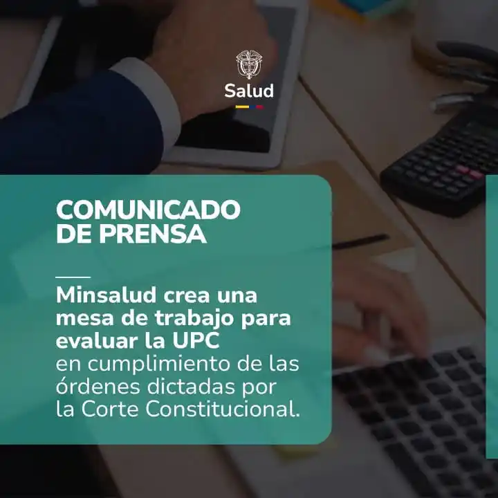 MinSaludColombia post
