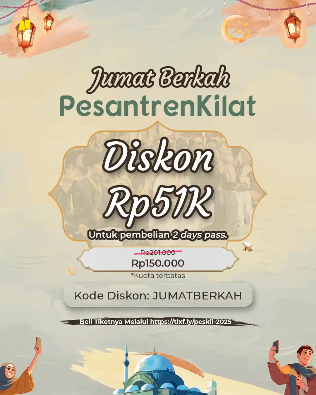 Image from Narasi: Asikkk, ada promo Jumat Berkah buat kamu! Special buat kamu, tiket 2 ...