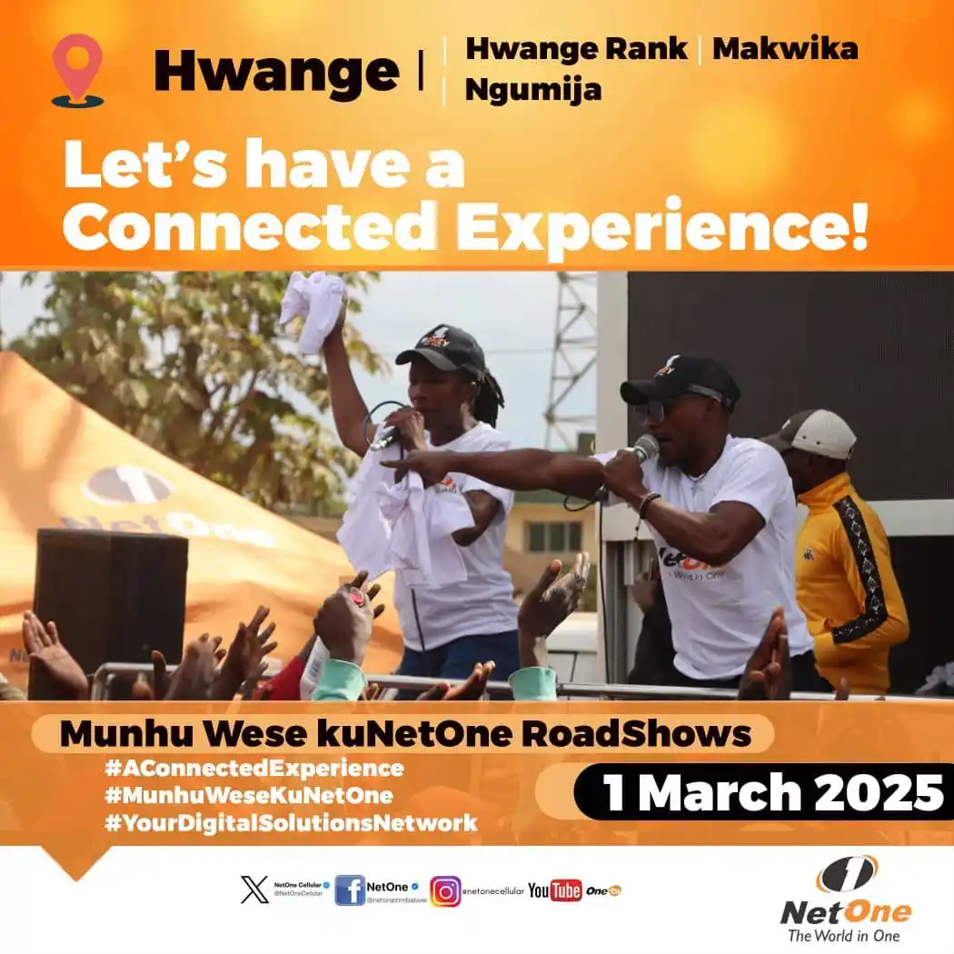 Image from NetOne Cellular Zimbabwe: 📍 *We’re in Chiredzi & Hwange today, bringing connectivity closer to ...