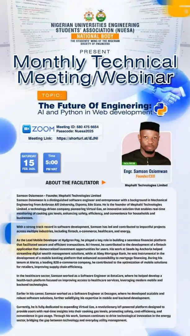 NUESA National Secretariat post