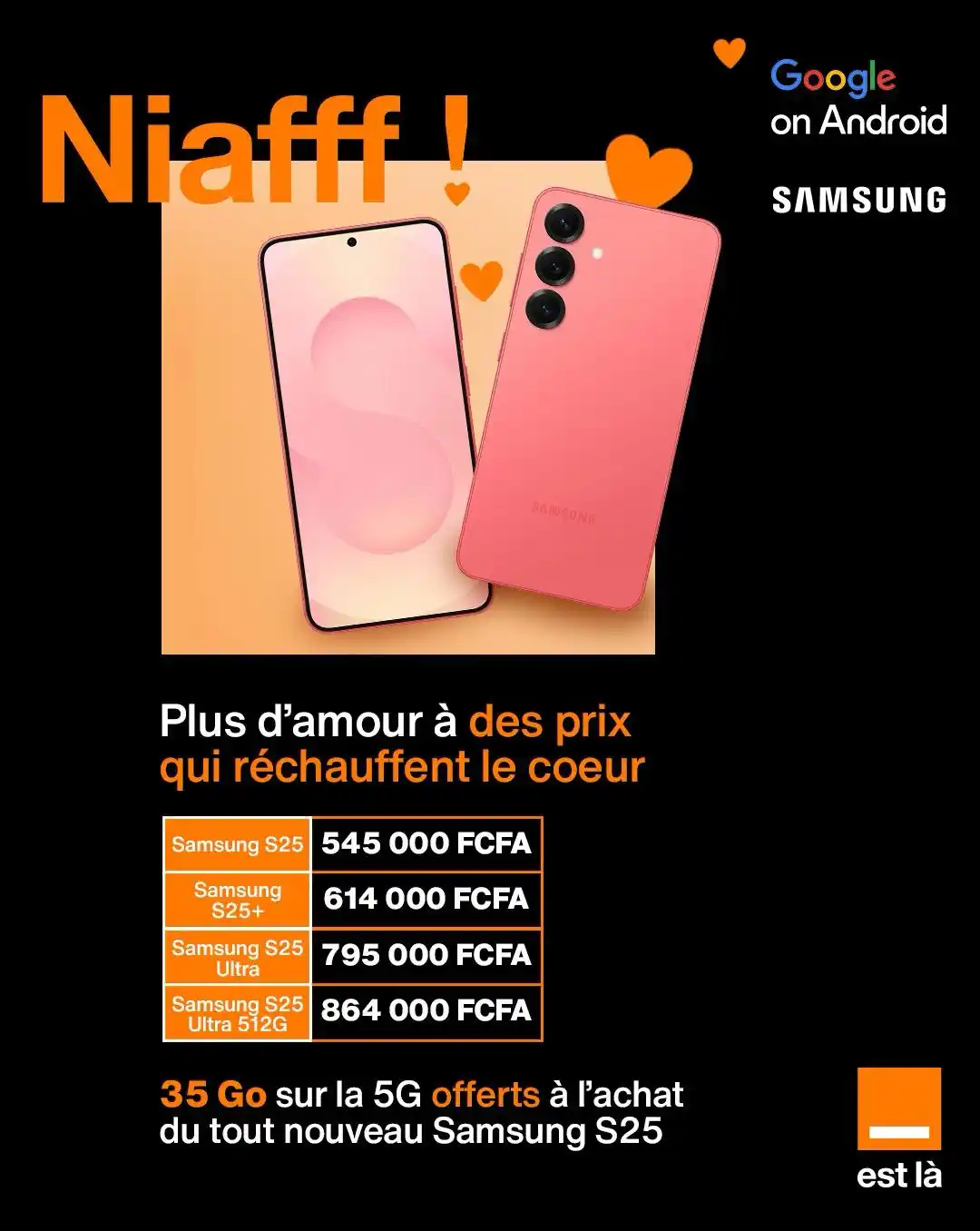 Image from Orange Sénégal : Sa cadeau Saint Valentin mo ngi ni : 35 Go offerts pour tout achat de ...
