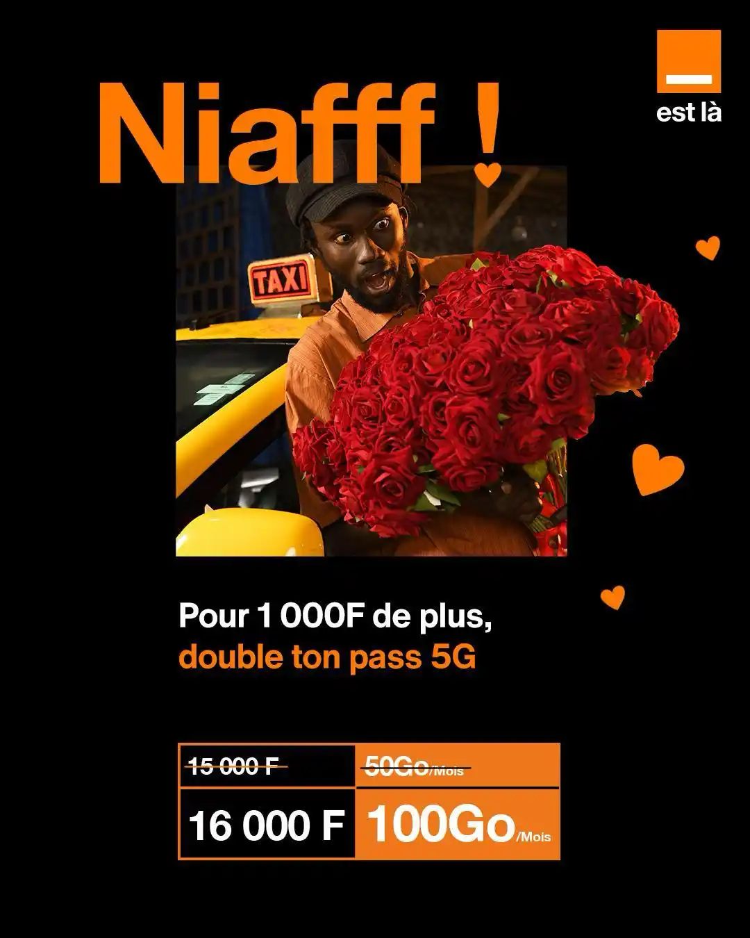 Image from Orange Sénégal : Lo leen waxati ci liii ? Te attention, 5G laley tegal nii dh ! <a clas...