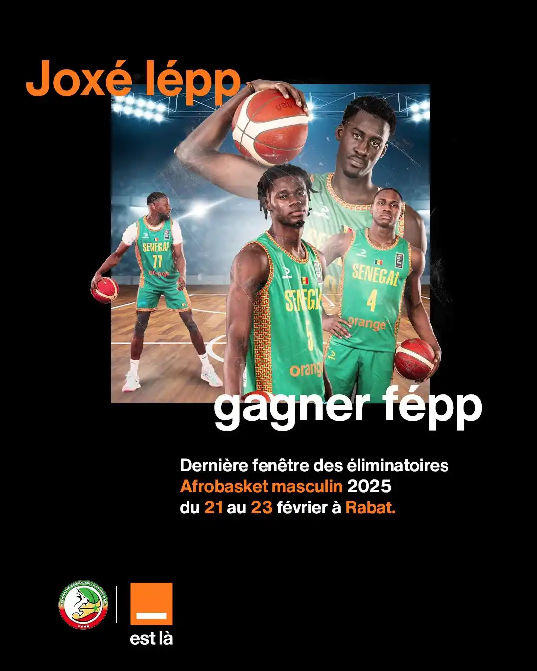Image from Orange Sénégal : It’s Money Time pour nos Lions ! 🔥 Du 21 au 23 février, nos Lions du...