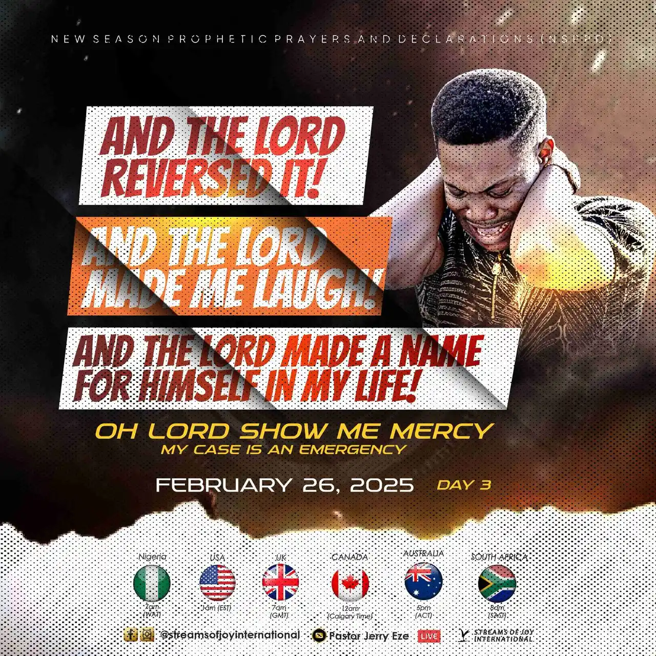 Pastor Jerry Eze post